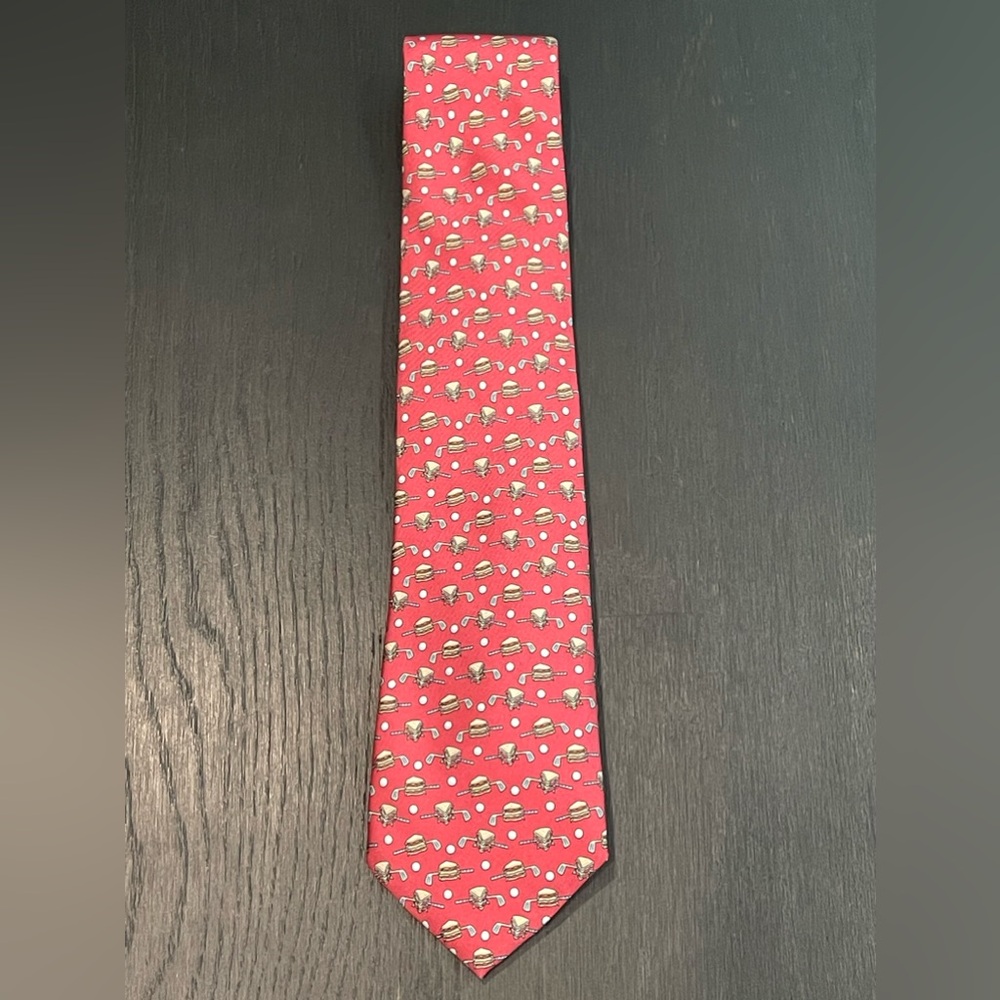 Vineyard Vines Silk Tie Necktie Club Sandwich